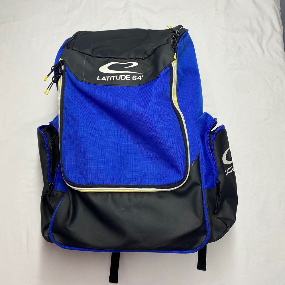 Latitude 64 Core Disc Golf Backpack Blue Black Sport Bag Frisbee Golf Carrier